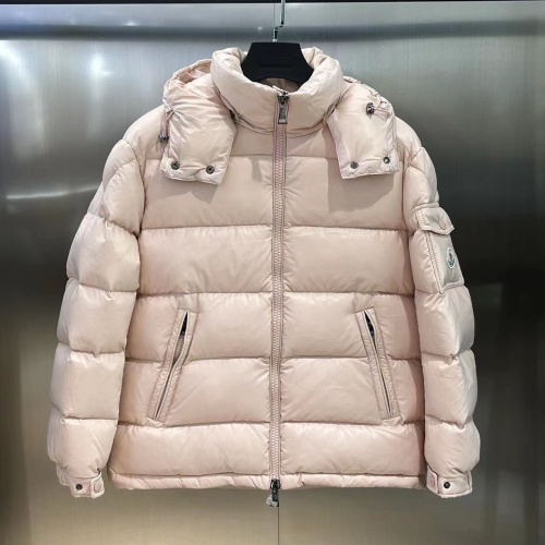 Wholesale Moncler Down Feather Coat Long Sleeved For Women #1132885 $160.00 USD, Wholesale Quality Replica Moncler Down Feather Coat