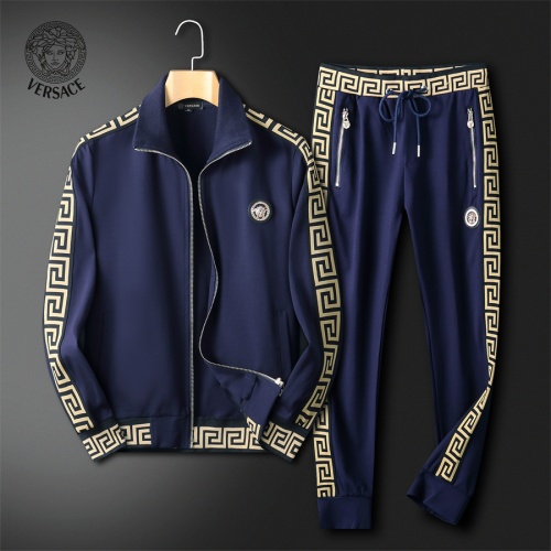 Wholesale Versace Tracksuits Long Sleeved For Men #1133137 $85.00 USD, Wholesale Quality Replica Versace Tracksuits