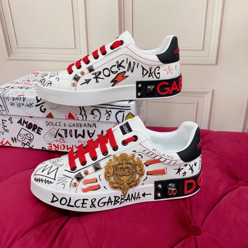 Wholesale Dolce &amp; Gabbana D&amp;G Casual Shoes For Women #1133880 $112.00 USD, Wholesale Quality Replica Dolce &amp; Gabbana D&amp;G Casual Shoes