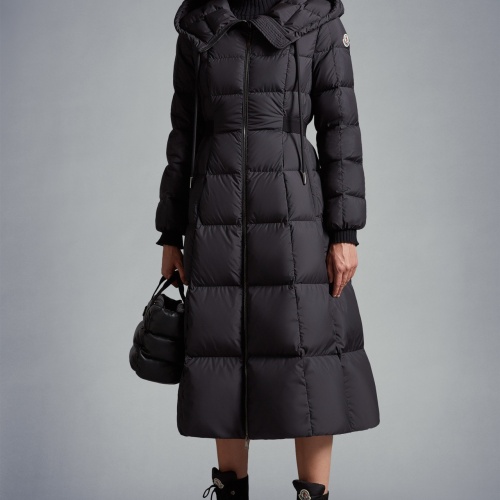 Wholesale Moncler Down Feather Coat Long Sleeved For Women #1134184 $264.46 USD, Wholesale Quality Replica Moncler Down Feather Coat