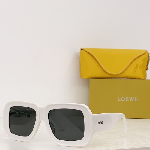 Wholesale LOEWE AAA Quality Sunglasses #1135845 $64.00 USD, Wholesale Quality Replica LOEWE AAA Quality Sunglasses