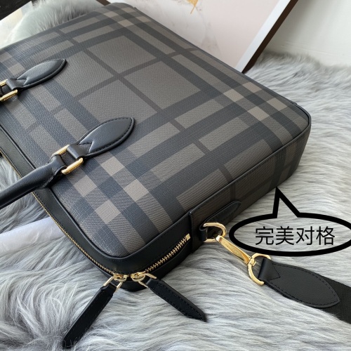 Replica Burberry AAA Man Handbags #1137860 $140.00 USD for Wholesale