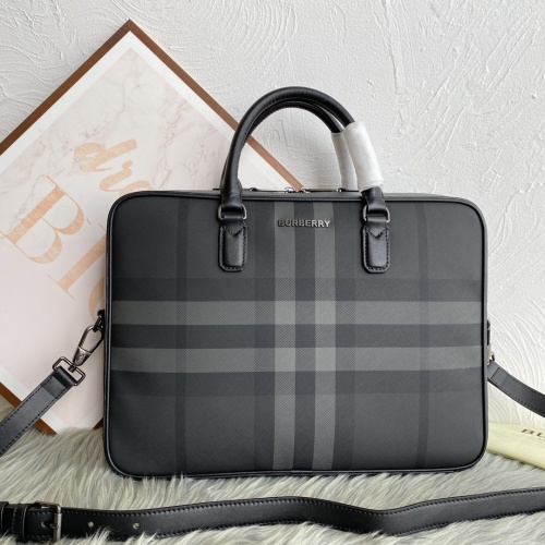 Replica Burberry AAA Man Handbags #1137871 $160.00 USD for Wholesale