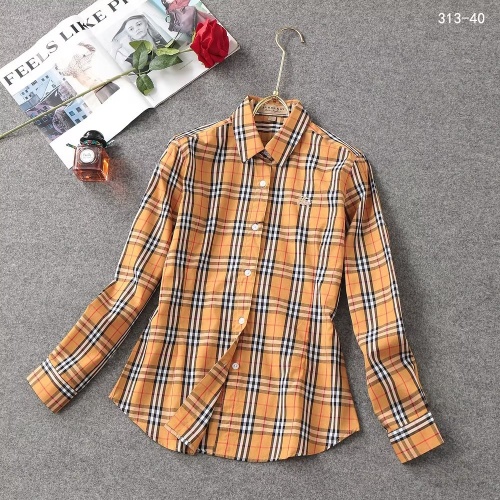 Wholesale Burberry Shirts Long Sleeved For Women #1138208 $38.00 USD, Wholesale Quality Replica Burberry Shirts