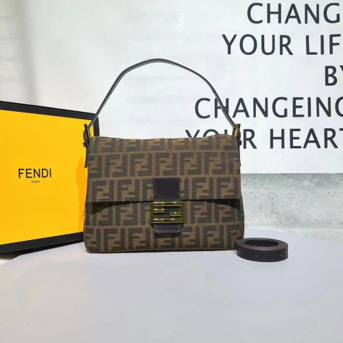 Wholesale Fendi AAA Quality Shoulder Bags For Women #1138354 $85.00 USD, Wholesale Quality Replica Fendi AAA Quality Shoulder Bags