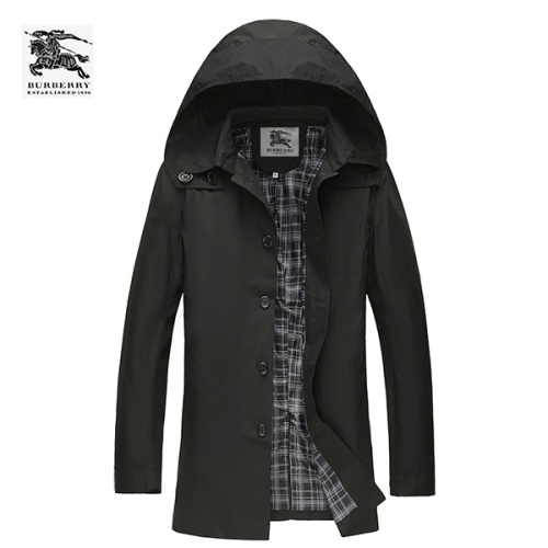 Wholesale Burberry Trench Coat Long Sleeved For Men #1140003 $60.00 USD, Wholesale Quality Replica Burberry Trench Coat