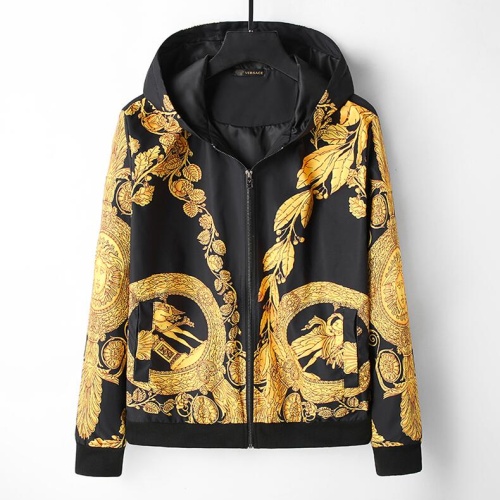 Wholesale Versace Jackets Long Sleeved For Men #1141498 $52.00 USD, Wholesale Quality Replica Versace Jackets