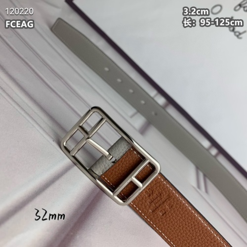 Replica Hermes AAA Quality Belts For Men #1143907 $68.00 USD for Wholesale