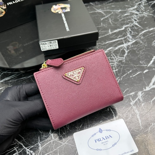 Wholesale Prada Card Case For Women #1144628 $40.00 USD, Wholesale Quality Replica Prada Wallets