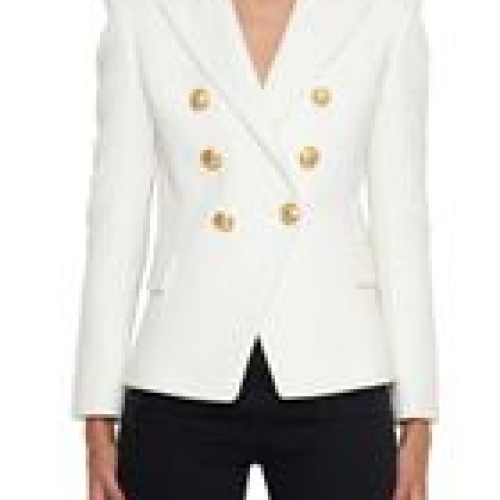 Replica Balmain Jackets Long Sleeved For Women #1146894 $68.00 USD for Wholesale