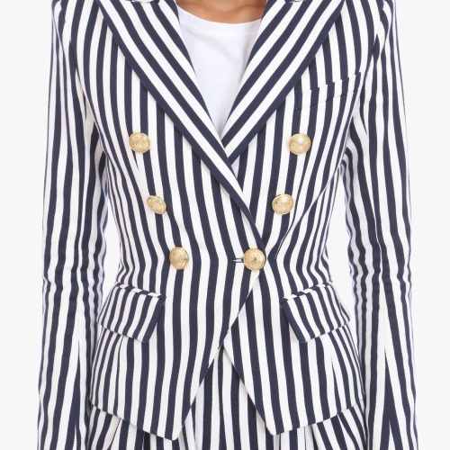 Replica Balmain Jackets Long Sleeved For Women #1146906 $92.00 USD for Wholesale