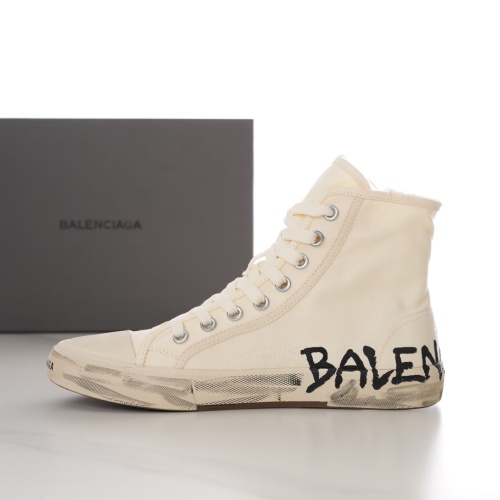 Replica Balenciaga High Tops Shoes For Men #1149613 $108.00 USD for Wholesale