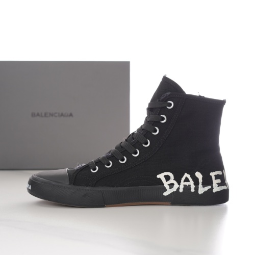 Replica Balenciaga High Tops Shoes For Men #1149615 $108.00 USD for Wholesale