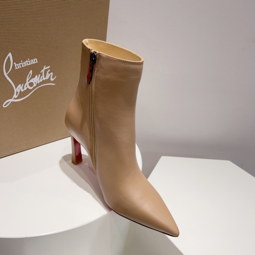 Replica Christian Louboutin Boots For Women #1149970 $158.00 USD for Wholesale