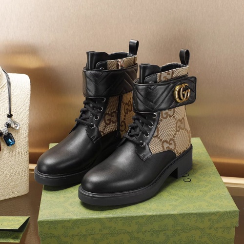 Wholesale Gucci Boots For Women #1150544 $102.00 USD, Wholesale Quality Replica Gucci Boots