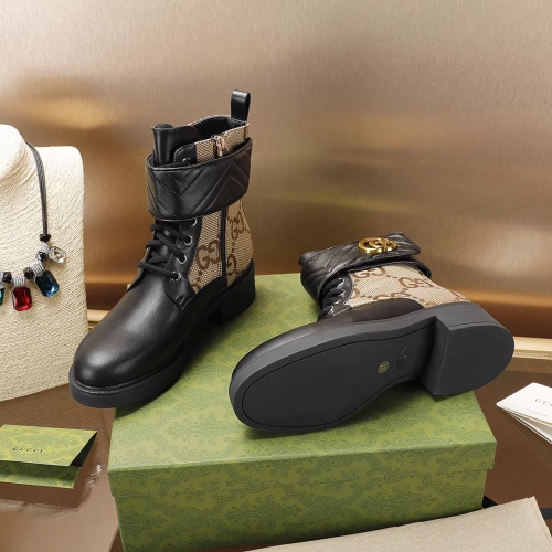 Replica Gucci Boots For Women #1150544 $102.00 USD for Wholesale