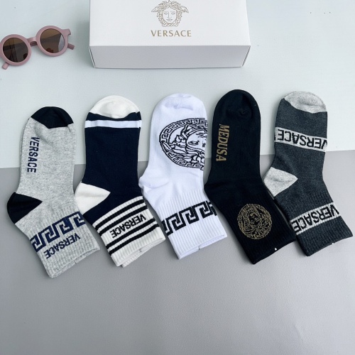 Replica Versace Socks #1151050 $29.00 USD for Wholesale