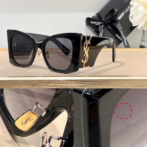 Wholesale Yves Saint Laurent YSL AAA Quality Sunglasses #1151194 $64.00 USD, Wholesale Quality Replica Yves Saint Laurent YSL AAA Quality Sunglasses