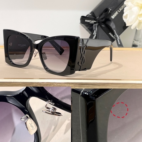 Wholesale Yves Saint Laurent YSL AAA Quality Sunglasses #1151195 $64.00 USD, Wholesale Quality Replica Yves Saint Laurent YSL AAA Quality Sunglasses