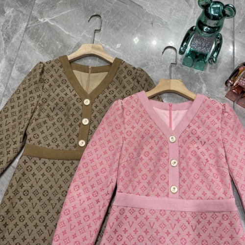 Replica Louis Vuitton LV Dresses Long Sleeved For Women #1152142 $92.00 USD for Wholesale