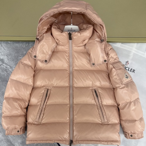 Wholesale Moncler Down Feather Coat Long Sleeved For Women #1155105 $132.00 USD, Wholesale Quality Replica Moncler Down Feather Coat