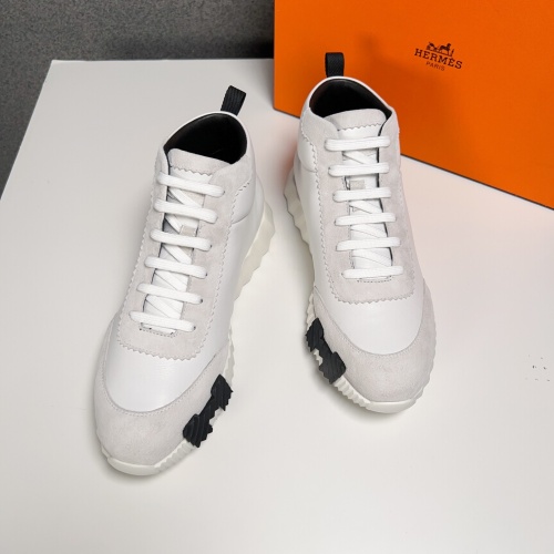 Replica Hermes High Tops Shoes For Men #1155493 $125.00 USD for Wholesale