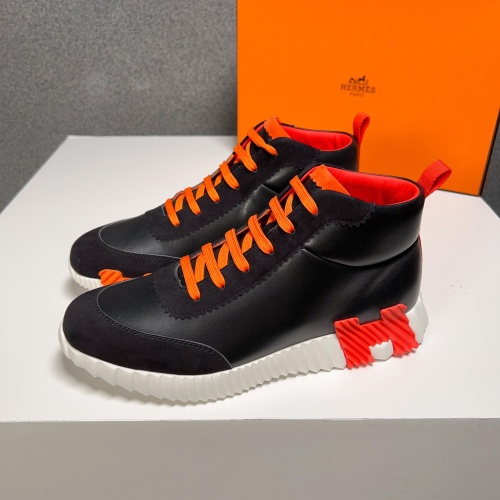 Wholesale Hermes High Tops Shoes For Men #1155497 $125.00 USD, Wholesale Quality Replica Hermes High Tops Shoes