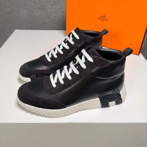 Wholesale Hermes High Tops Shoes For Men #1155500 $125.00 USD, Wholesale Quality Replica Hermes High Tops Shoes