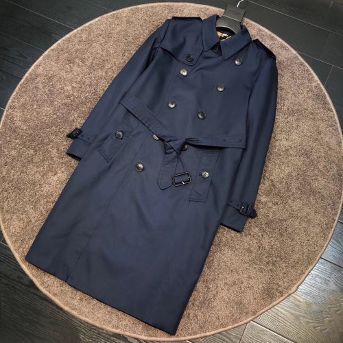 Wholesale Burberry Trench Coat Long Sleeved For Men #1155937 $160.00 USD, Wholesale Quality Replica Burberry Trench Coat