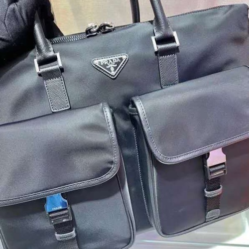 Replica Prada AAA Man Handbags #1156118 $150.00 USD for Wholesale