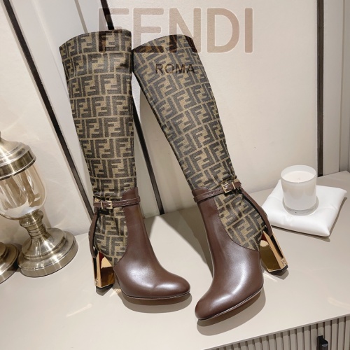 Wholesale Fendi Fashion Boots For Women #1159045 $160.00 USD, Wholesale Quality Replica Fendi Fashion Boots