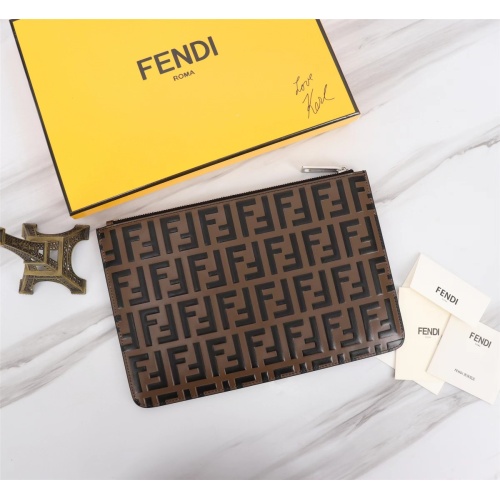 Replica Fendi AAA Man Wallets #1160420 $100.00 USD for Wholesale