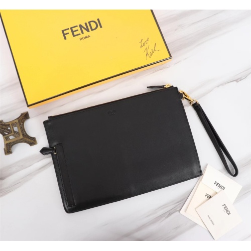 Replica Fendi AAA Man Wallets #1160421 $102.00 USD for Wholesale