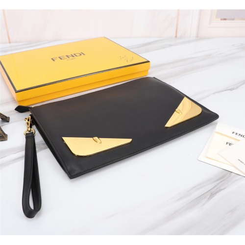 Replica Fendi AAA Man Wallets #1160421 $102.00 USD for Wholesale