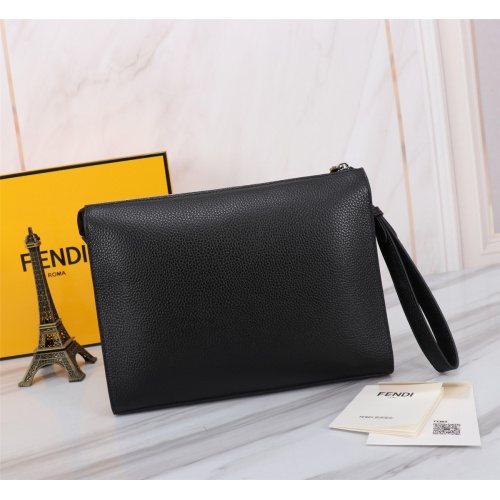 Replica Fendi AAA Man Wallets #1160429 $140.00 USD for Wholesale