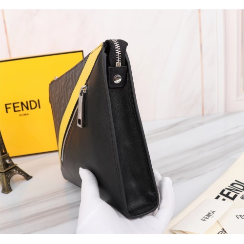 Replica Fendi AAA Man Wallets #1160430 $140.00 USD for Wholesale