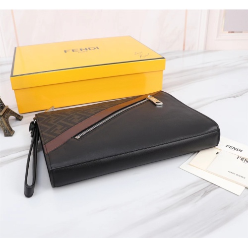 Replica Fendi AAA Man Wallets #1160431 $140.00 USD for Wholesale