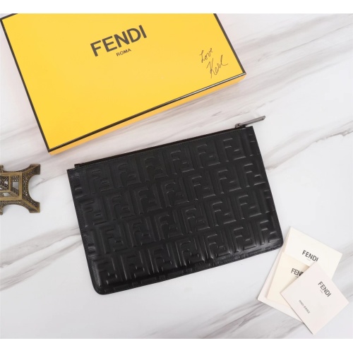 Replica Fendi AAA Man Wallets #1160463 $102.00 USD for Wholesale