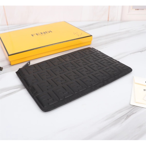 Replica Fendi AAA Man Wallets #1160463 $102.00 USD for Wholesale