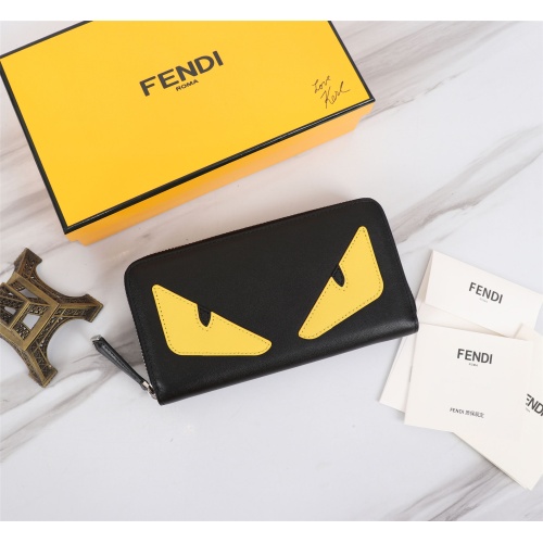 Wholesale Fendi AAA Quality Wallet For Unisex #1160464 $92.00 USD, Wholesale Quality Replica Fendi AAA+ Quality Wallet