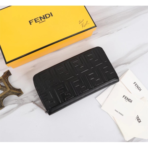 Wholesale Fendi AAA Quality Wallet For Unisex #1160474 $92.00 USD, Wholesale Quality Replica Fendi AAA+ Quality Wallet