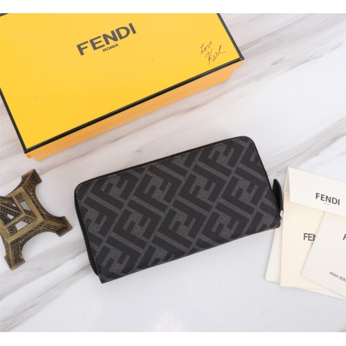 Replica Fendi AAA Quality Wallet For Unisex #1160476 $98.00 USD for Wholesale