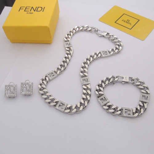 Wholesale Fendi Jewelry Set #1160952 $80.00 USD, Wholesale Quality Replica Fendi Jewelry Set