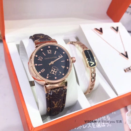 Wholesale Louis Vuitton Watches For Women #1162859 $42.00 USD, Wholesale Quality Replica Louis Vuitton Watches