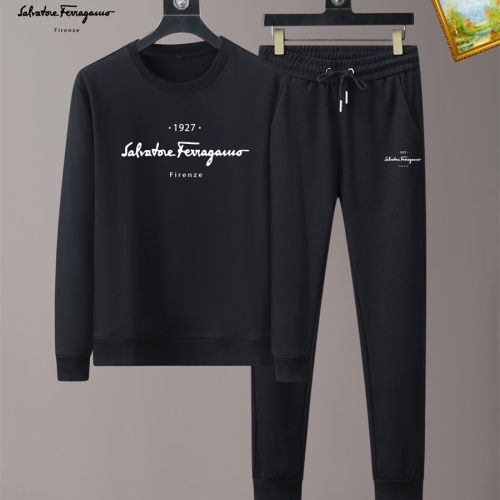 Wholesale Salvatore Ferragamo Tracksuits Long Sleeved For Men #1162972 $64.00 USD, Wholesale Quality Replica Salvatore Ferragamo Tracksuits