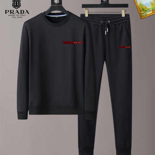 Wholesale Prada Tracksuits Long Sleeved For Men #1162987 $64.00 USD, Wholesale Quality Replica Prada Tracksuits