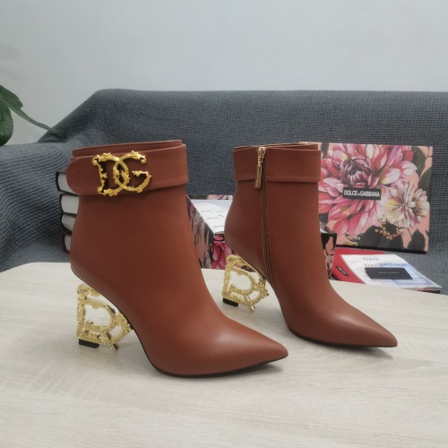 Wholesale Dolce &amp; Gabbana D&amp;G Boots For Women #1163107 $172.00 USD, Wholesale Quality Replica Dolce &amp; Gabbana D&amp;G Boots