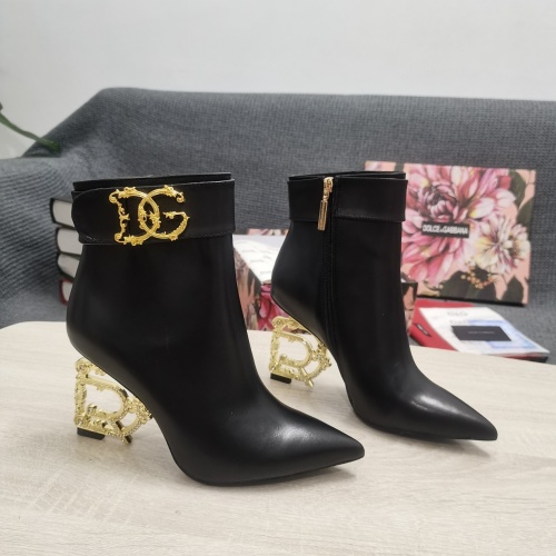 Wholesale Dolce &amp; Gabbana D&amp;G Boots For Women #1163108 $172.00 USD, Wholesale Quality Replica Dolce &amp; Gabbana D&amp;G Boots