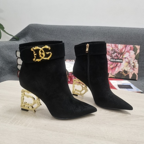 Wholesale Dolce &amp; Gabbana D&amp;G Boots For Women #1163109 $172.00 USD, Wholesale Quality Replica Dolce &amp; Gabbana D&amp;G Boots