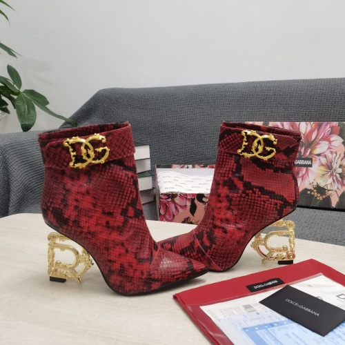 Replica Dolce & Gabbana D&G Boots For Women #1163111 $172.00 USD for Wholesale